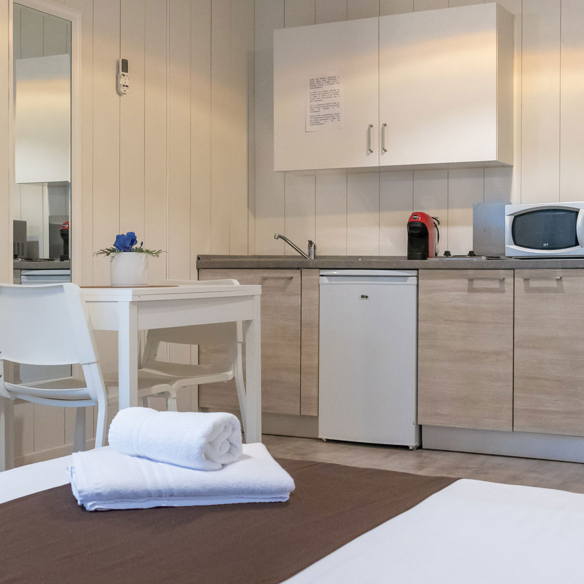 Hotel Venezia Park - Appartamento Monolocale Plus - Cucina attrezzata e aria condizionata