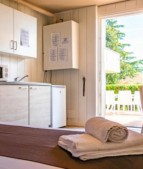 Appartamento con due camere con terrazza vista giardino  - Hotel Venezia Park